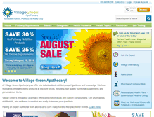 Tablet Screenshot of myvillagegreen.com